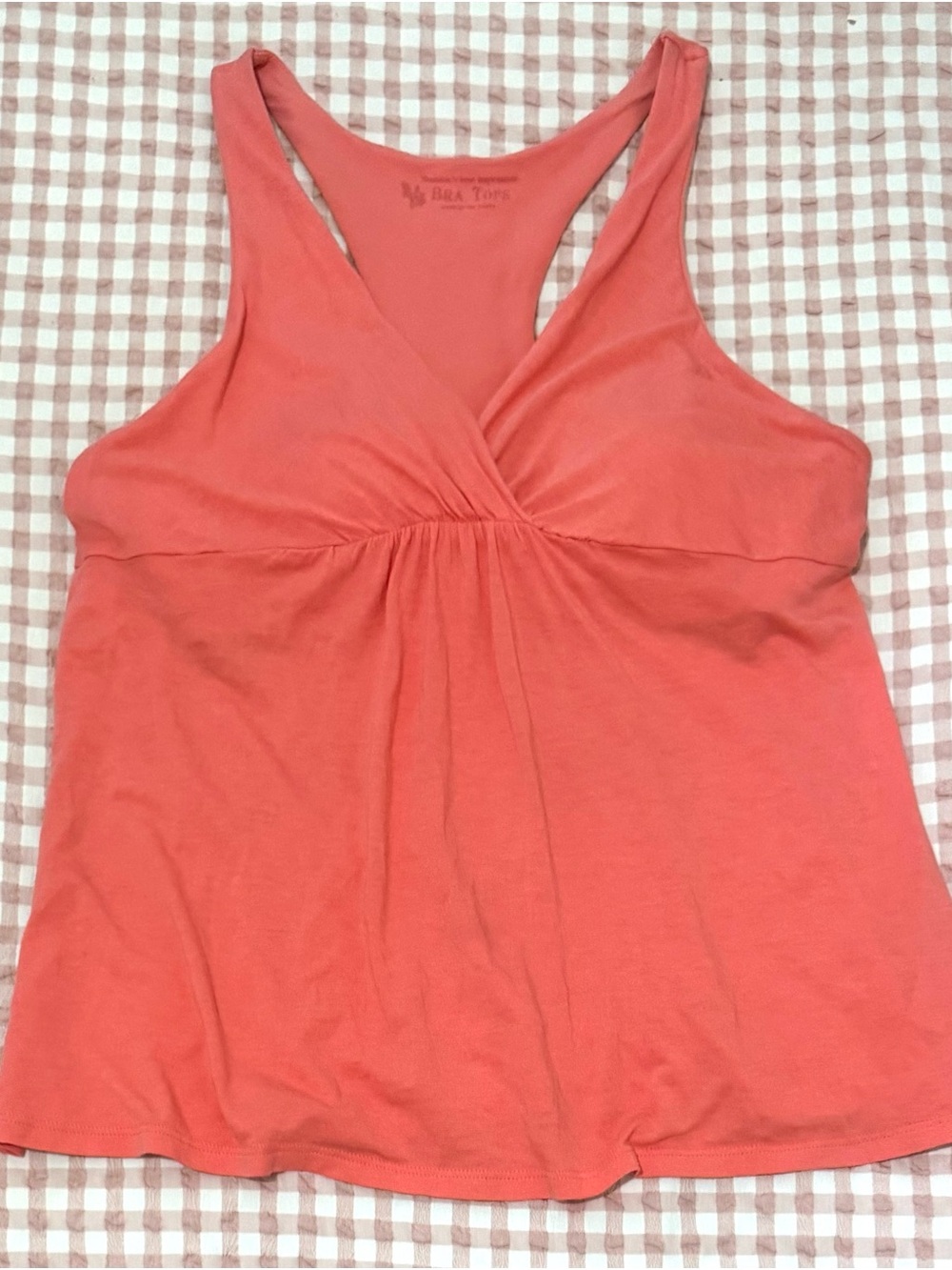 Victoria's Secret Coral V-Neck Racerback Tank